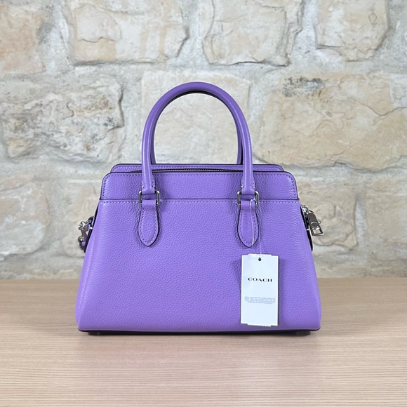 Coach Rose mini Darcie Leather satchel NWT Guaranteed Authentic - Picture 12 of 12